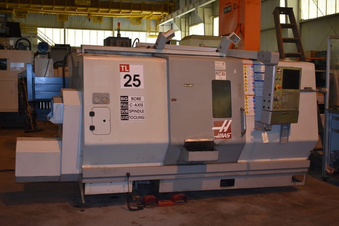 Haas #TL-25B, CNC turning center, 30" swing, 39" ctr, 15" chuck, 4" bar, 40 HP, 2400 RPM, 16" diameter turn - Image 1