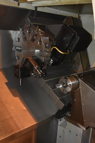 Haas #TL-25B, CNC turning center, 30" swing, 39" ctr, 15" chuck, 4" bar, 40 HP, 2400 RPM, 16" diameter turn - Image 4
