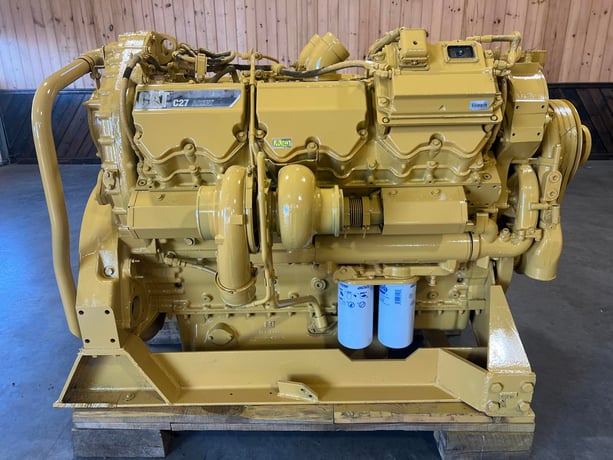1200 HP Caterpillar #C27, Engine, 2100 RPM, US EPA Tier 2 Pre Emission, sound attenuated enclosure 0 - Image 1