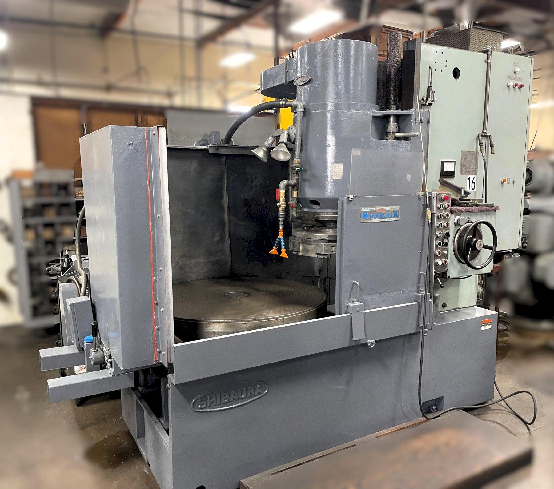 Toshiba Shibaura #KRTC-11A, vertical rotary surface grinder, 42" chuck, 45" sw, 23.6" under wheel, 20" - Image 1