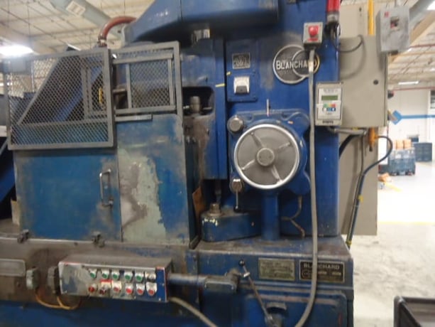 Blanchard #20D-36, 36" magnetic chuck, 36"/2" chuck life, 24" vertical, 30 HP, rebuilt with warranty,1972 - Image 2