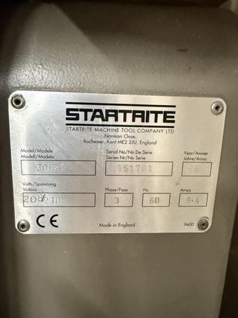 Clausing Startrite #30R-WF, vertical band saw, blade welder - Image 2