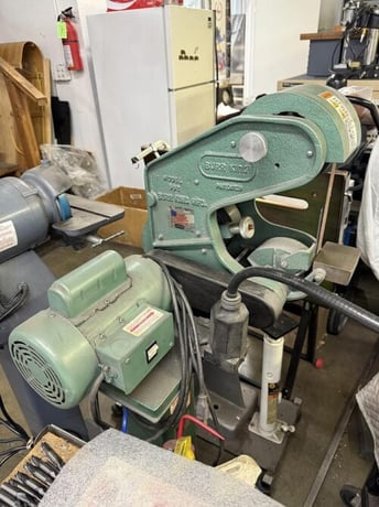 Burr King, vertical belt sander - Image 2