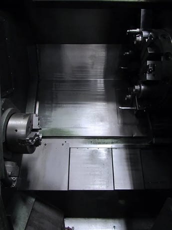 Hyundai Kia #SKT21LMS, CNC lathe, 9.84" chk, 2.559" bore, Fanuc 21i-TB, 2006 - Image 10