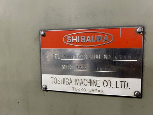 4" Toshiba Shibaura #BT10B-R3, table type horizontal boring mill, 55" x 63" built-in power rotary table - Image 9