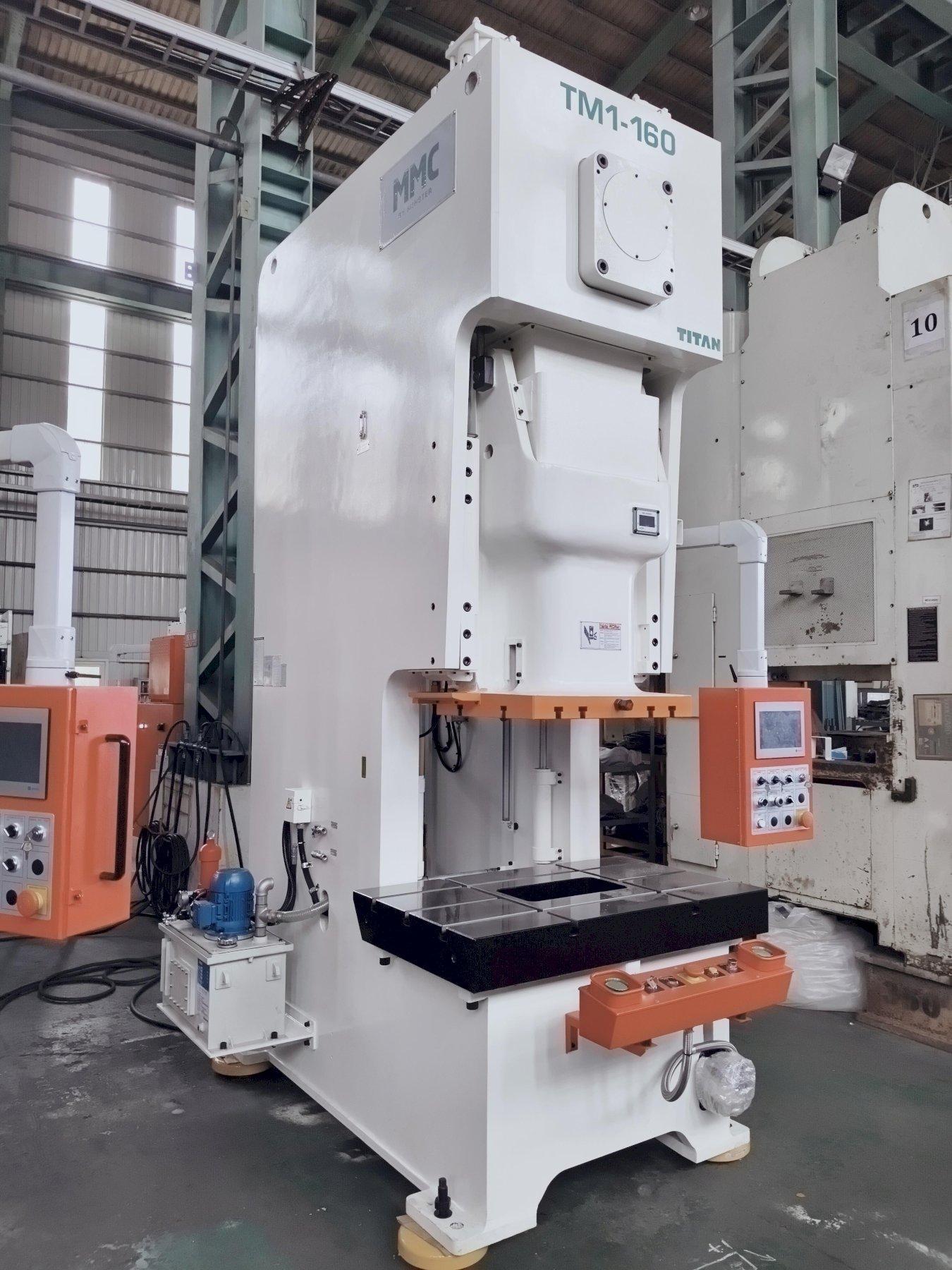 176 Ton, Stock Minster MMC Titan #TM1-160, single point gap press, 7.87" stroke, 15.35"throat, 17.72"Shut - Image 2