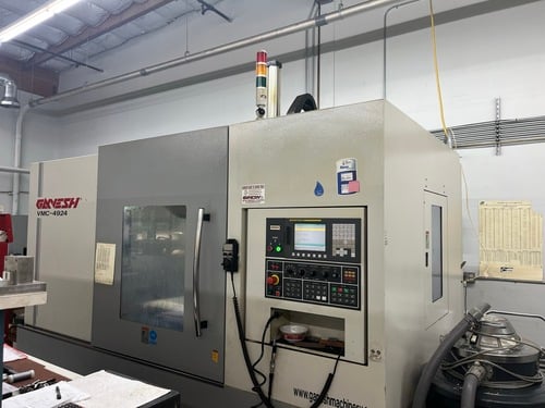 Ganesh #VMC-4924, CNC Vertical Machining Center, 49" X, 24" Y, 27" Z, 50" x 24" Table, 4-axis, 10000 RPM, CAT - Image 8