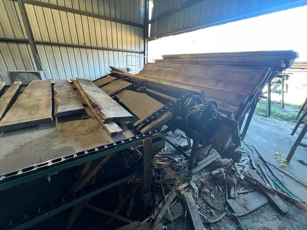 Newman #M712, 4-Sided Planer Mill, w/ Infeed Deck, unscrambler, conveyors - Image 7