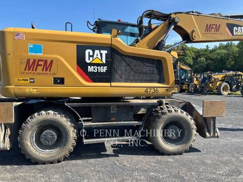 Caterpillar M316F, Wheel Excavator, 10119 hours, S/N: FB600394, 2018 - Image 7