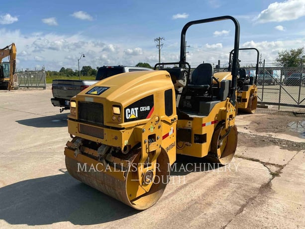 Caterpillar CB34B, Twin Drum Roller, 2275 hours, S/N: XB400640, 2018 - Image 1