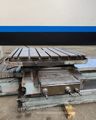 3.9" Tos Varnsdorf #W100A, horizontal boring mill table type, 63" X, 44.09"Y, 49.21"Z, #50, 15 HP, 4-Axis - Image 6
