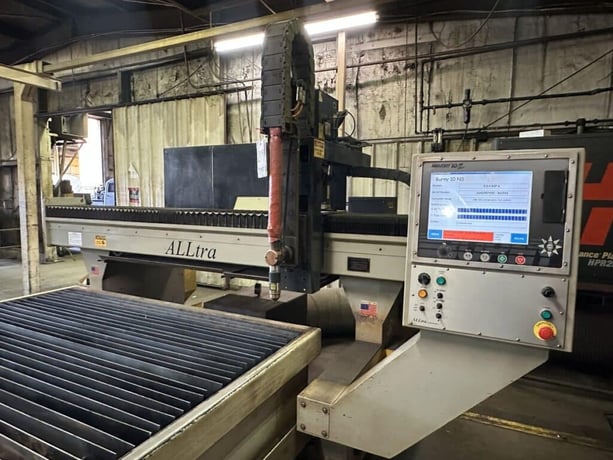 Alltra #PG14-6, CNC plasma table with Hypertherm HPR260XD, 6' x 14' table, Burny 10 LVD Plus touch screen - Image 4