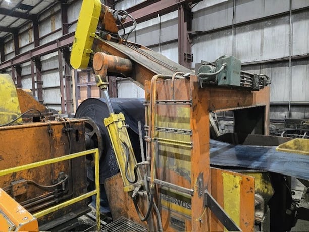 60" x 1/2" Herr Voss, Slitting Line, 60000 lb., 20/24" ID - Image 5
