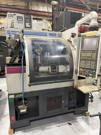 Monnier Zahner #M669, CNC Head & Tip Whirling Machine, Fanuc Power Motion I-A Control, 2017 - Image 1