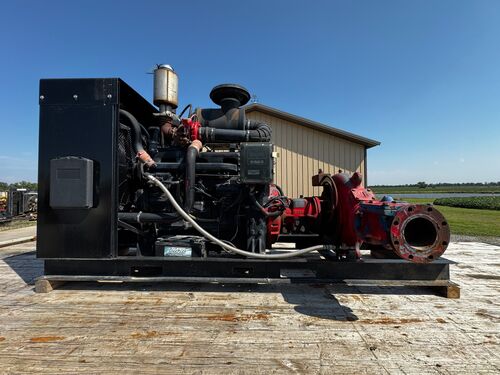 310 HP John Deere #6081HF070, diesel engine, skid mounted - Image 1