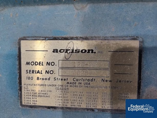 18" Jet Mill, w/ Acrison 120-D Feeder, Stainless Steel, explosion proof motors - Image 2