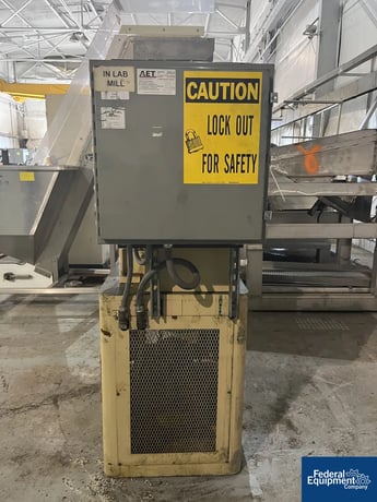 6" x 13" Bolling, Two Roll Mill, manual adj., on stand - Image 3