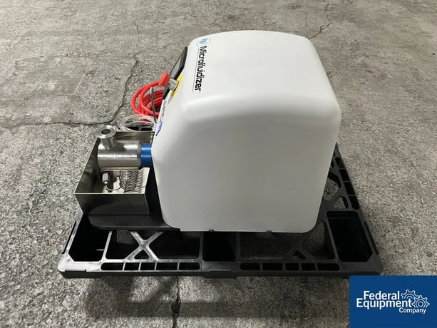 Microfluidics #LM10, Microfluidizer, Stainless Steel, 23000 psi, 30mL sample, 2019 (2 available) - Image 2