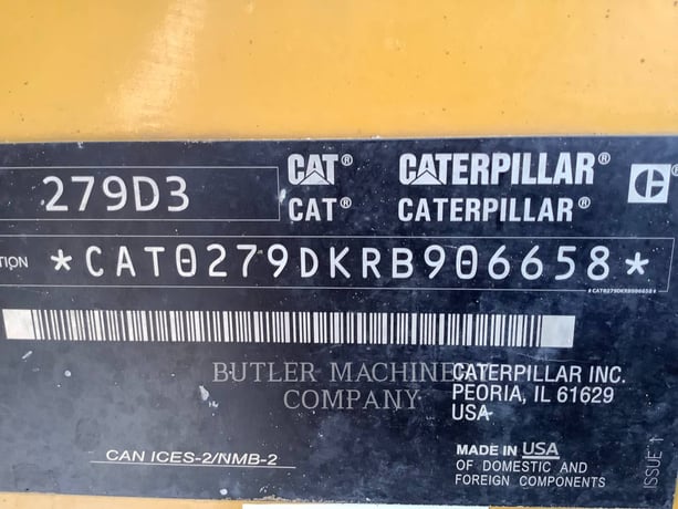 Caterpillar 279D3 C3H2, Track Loader, 1024 hours, S/N: RB906658, 2023 - Image 6