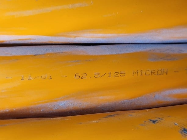 Optical fiber cable, Corning 144K81-T3130-24, 1580;, 62.5/125 micron, new surplus, 2001 - Image 6