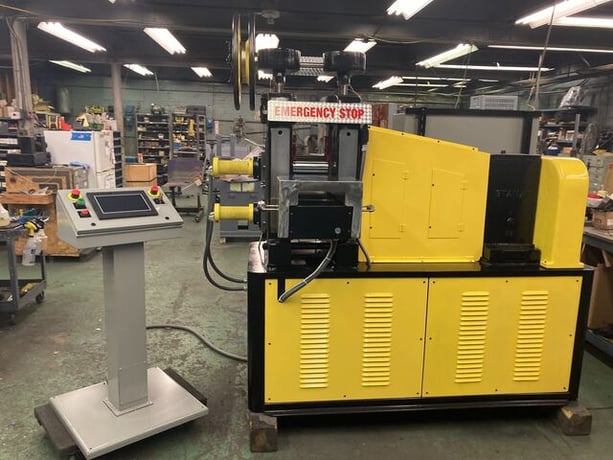1. 5" x 5" x 8" Stanat #TA-315, 2-High/4-High Hot Laboratory Rolling Mill, Satin, HCCAS, 15 HP, Refurbished - Image 1