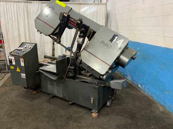 18" x 18" Armstrong Blum #Spartan-PA18/2, horizontal band saw, 15' x 1-1/2" x .050" blade, piece counter - Image 2