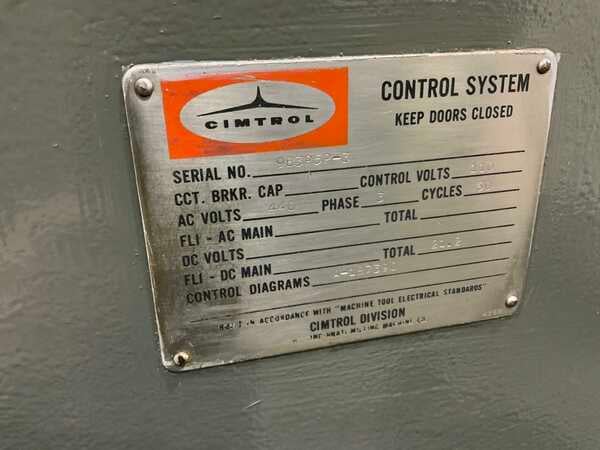 Cincinnati #220-153PL Hypowermatic horizontal production mill, 15" x 63" table, Allen-Bradley PLC - Image 10