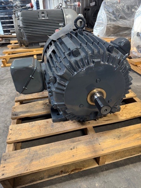 100 HP 1780 RPM U.S. Motors, Frame 405TS, TEFC, 460 Volts, TCI, short staft, refurbished - Image 4