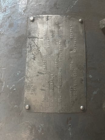 30 HP 1750/2300 RPM General Elecric, Frame 288AT, DPFG, 500 VA, 300 VF - Image 2