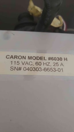 Caron #6030-H, Environmental Test Chamber, 115VAC, 20A - Image 5