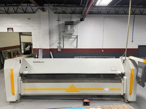 159.8" Ras Flexibend #73.40, CNC folder, 61" BG, 11.81" upper bean open height, Touch Screen 6000 Control - Image 1