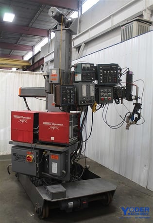 6' x 4' Cayuga Jetline #M140401P, welding manipulator, 34 IPM lift, pendant Control, #62335 - Image 1