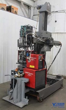 6' x 4' Cayuga Jetline #M140401P, welding manipulator, 34 IPM lift, pendant Control, #62335 - Image 2