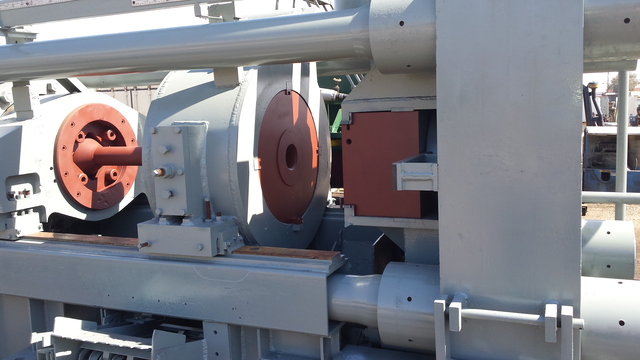 750 Ton, Schloemann, hydraulic, 4" x20" billet, die changer, Stump shear, induction billet heater - Image 7