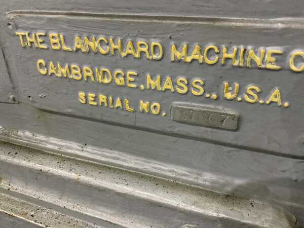 Blanchard #20-36, rotary surface grinder, 36" magnetic chuck, 24" under new wheel, coolant in base, 30 HP - Image 7