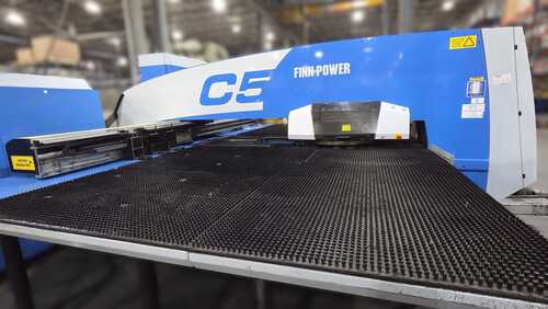 33 Ton, Finn-Power #C5, Turret Punch, 3-1/2" diameter punch max, 5/16" thick max, 20 station, 24 RPM, Siemens - Image 2