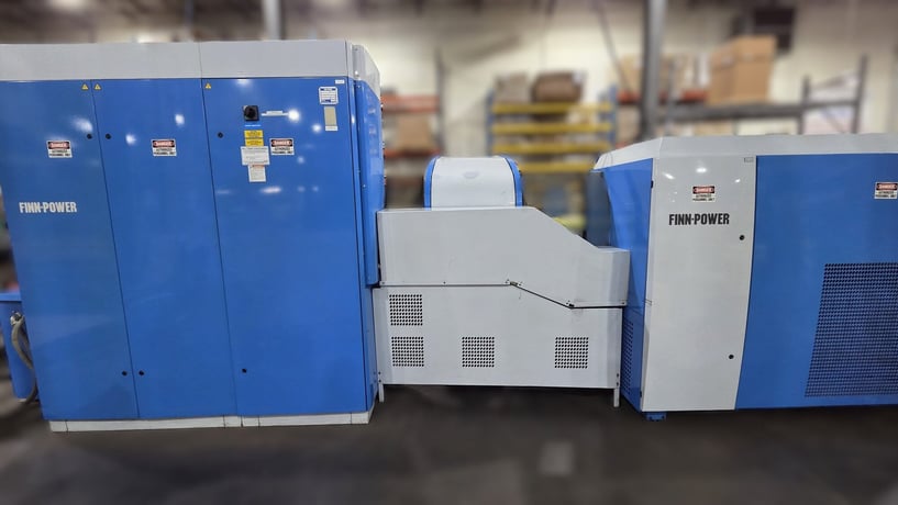 33 Ton, Finn-Power #C5, Turret Punch, 3-1/2" diameter punch max, 5/16" thick max, 20 station, 24 RPM, Siemens - Image 5