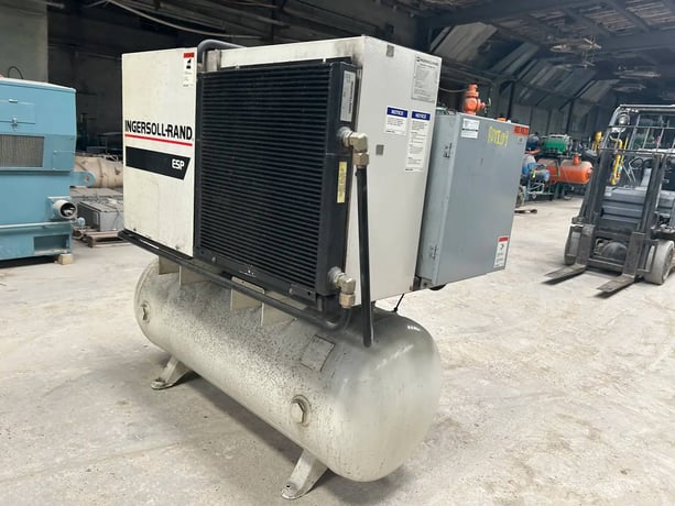 91 cfm, 125 psi, Ingersoll-Rand #EP25-ESP, Screw Air Compressor, 25 HP, 230/460 V. - Image 6