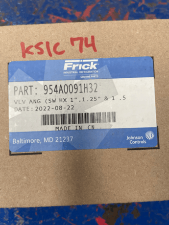 1.5", 1.25" & 1" Frick #954A0091H32, Angle Valve - Image 4
