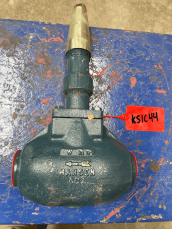 2-1/2" Hansen Technologies #GWE251C 09T, Shut-Off Globe Valve - Image 3