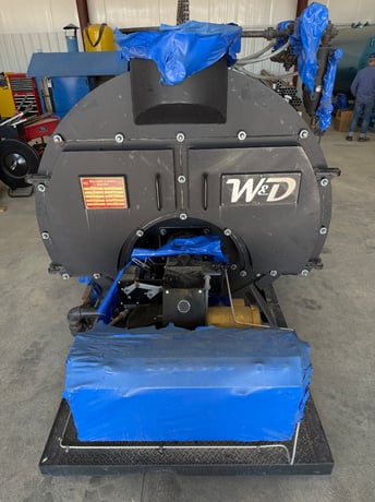 100 HP Williams & Davis, 2-Pass, dry-back design steam boiler, new - Image 4