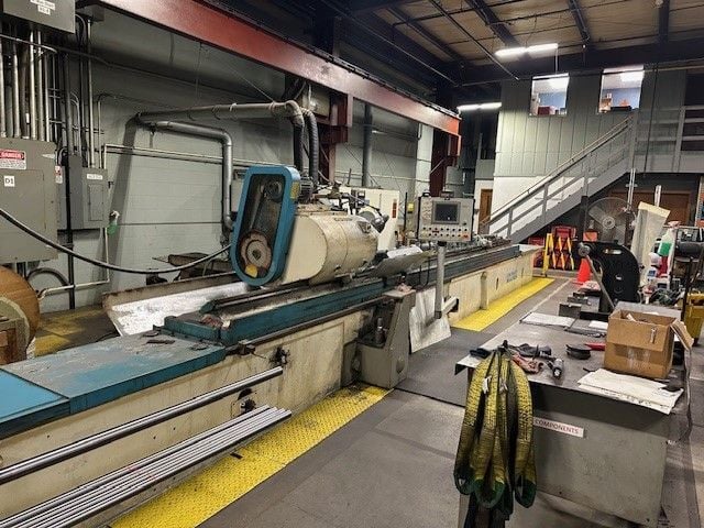12" x 250" Cincinnati #14-18MH, cylindrical plain grinder, 30" x 12" x 4" wheel, 1976 - Image 1
