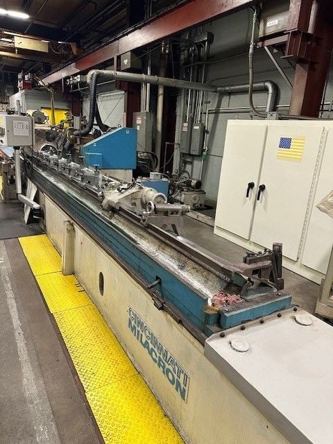 12" x 250" Cincinnati #14-18MH, cylindrical plain grinder, 30" x 12" x 4" wheel, 1976 - Image 2