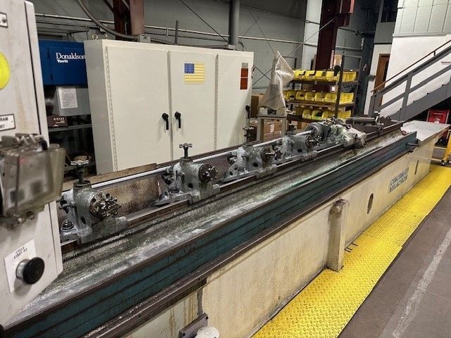12" x 250" Cincinnati #14-18MH, cylindrical plain grinder, 30" x 12" x 4" wheel, 1976 - Image 4