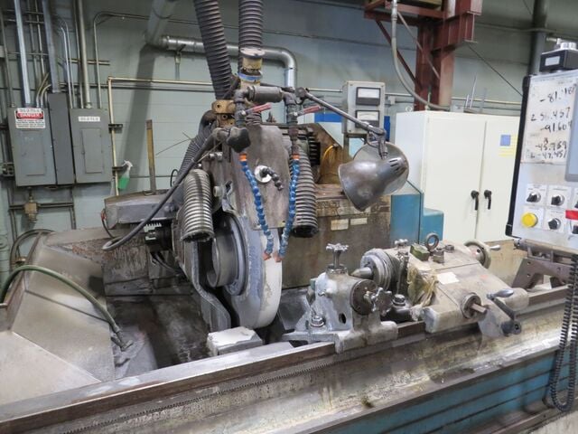 12" x 250" Cincinnati #14-18MH, cylindrical plain grinder, 30" x 12" x 4" wheel, 1976 - Image 8