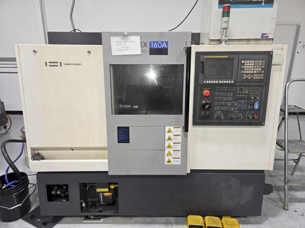 Hwacheon #Cutex-160A, horizontal turning center, 21.6" swing, 6" chuck, 3-jaw, 1.7" bar, 12 turret, A2-5 - Image 1