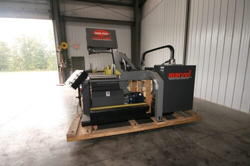 20" x 25" Marvel #2150A-PC3-60, vertical tilt frame saw, 18' 2" x 1.50" x .050"blade, new - Image 9