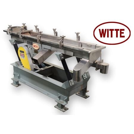 10" x 69" Witte #210-D, Stainless Steel pellet classifier screener, 2 deck - Image 1