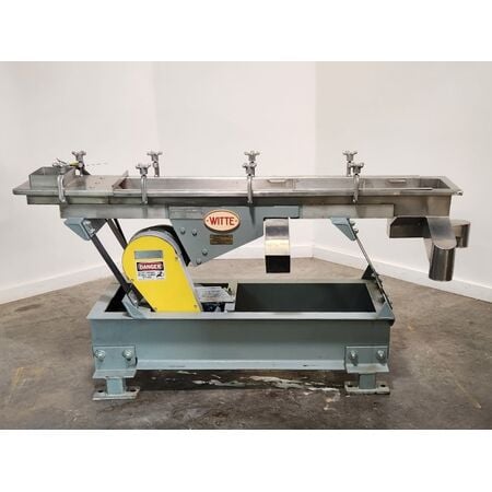 10" x 69" Witte #210-D, Stainless Steel pellet classifier screener, 2 deck - Image 2
