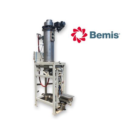 Bemis Packaging Machinery Co #5500-E-424, Stainless Steel valve bag air packer, 10" butterfly valve - Image 1